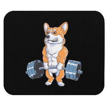 Discover Pembroke Welsh Corgi Dog Working Out gym Mouse Pads