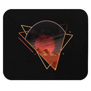 Discover Vintage Space Art Mouse Pads