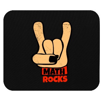 Discover Math Rocks Rock and Roll Funny Math Gift Idea Mouse Pads