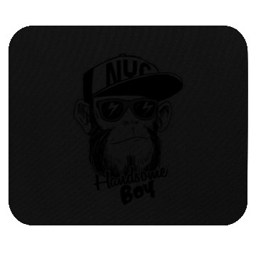 Discover Handsome boy Monkey Handsome Cool Boy Mouse Pads