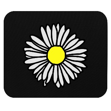 Discover Daisy Flower Bloom Mouse Pads