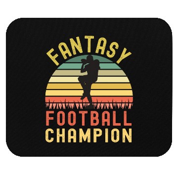 Discover Funny Fantasy Football Champion Draft Mouse Pads