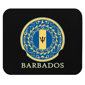 Discover Barbados Trident Mouse Pads