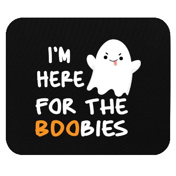 Discover I'm Here For the Boobies Funny Baby Halloween Mouse Pads