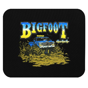 Discover Classic BIGFOOT In The Mud Mouse Pads
