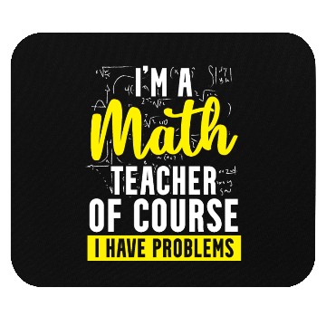 Discover Math teacher math teacher math teacher math Mouse Pads