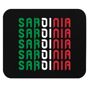 Discover Sardinia Italy Flags Design Mouse Pads