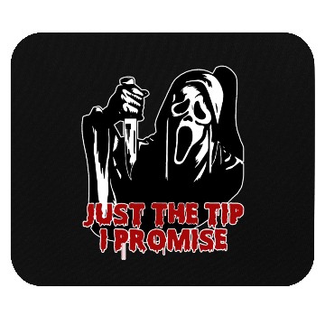 Discover Just The Tip I Promise - Skeleton Horror Halloween Mouse Pads