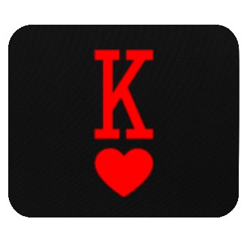 Discover King of Hearts King Queen Couple Halloween Costume Mouse Pads