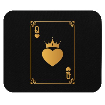 Discover Queen of Heart King Queen Couple Halloween Costume Mouse Pads