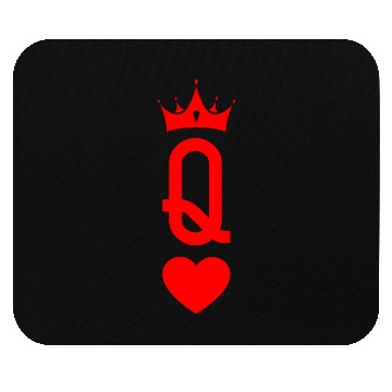 Discover Queen of Heart King Queen Couple Halloween Costume Mouse Pads