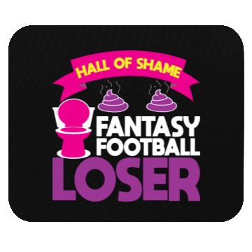 Discover Fantasy Football Loser Poop Funny Mouse Pads