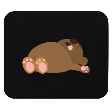 Discover Passed out teddy bear Mouse Pads