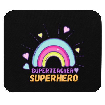 Discover Superteacher Superhero Funny Teacher Mouse Pads