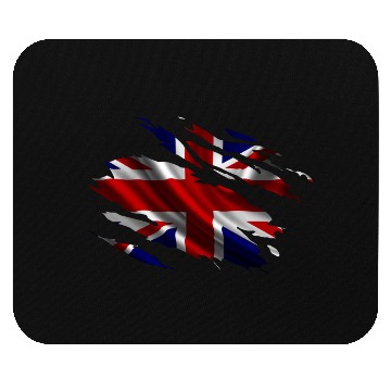 Discover United Kingdom Ripped Flag Mouse Pads