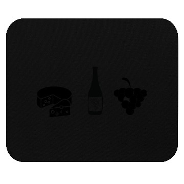 Discover Cheese Wine Grape Mouse Pads