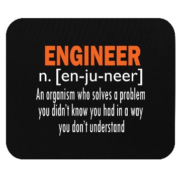 Discover Engineer definition Mouse Pads