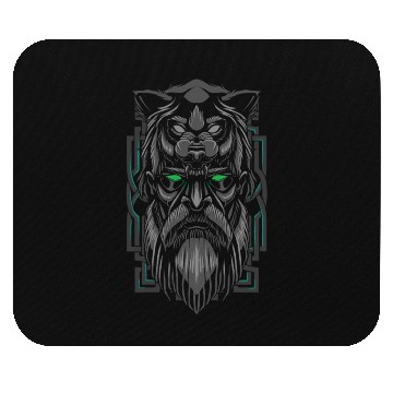 Discover Viking Age Berserker Bear Warrior Mouse Pads
