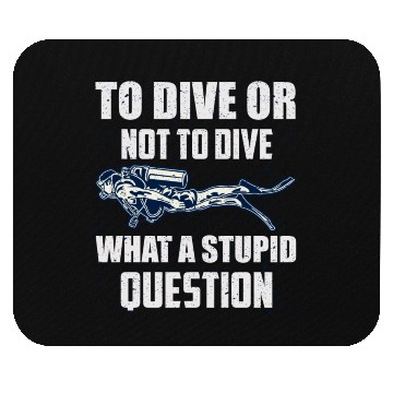 Discover to dive or not to dive Mouse Pads
