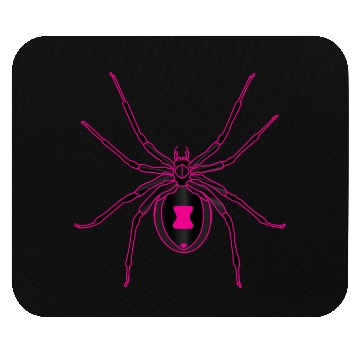 Discover Black Widow Pink Design Mouse Pads