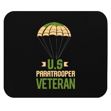 Discover Army Parachute Airborne Division US Veteran Mouse Pads
