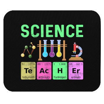 Discover Science Teacher Chemist Physicist Vintage Mouse Pads