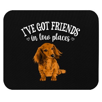 Discover Long Haired Dachshund Mouse Pads