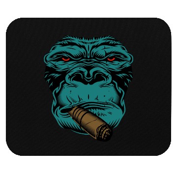 Discover Smoking Gorilla Mouse Pads