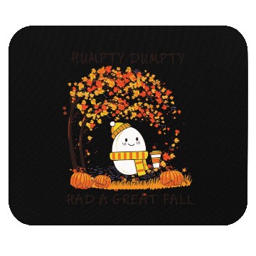 Discover Humpty Dumpty Had A Great Fall Thanksgiving Autumn Mouse Pads