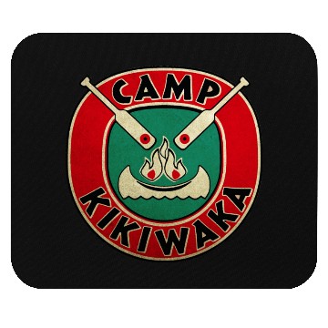 Discover Vintage Camp Kikiwaka Logo Mouse Pads