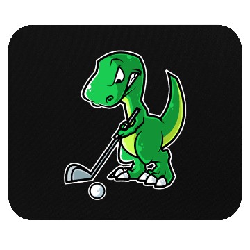 Discover Tyrannosaurus Golf Player Golfer Golfing Funny Mouse Pads