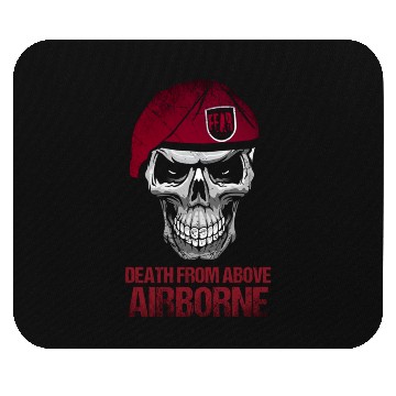 Discover Airborne Death From Above US Army Veteran Mouse Pads