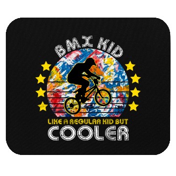 Discover BMX Kid Funny BMX Trick Freestyle Bike Rider Gift Mouse Pads