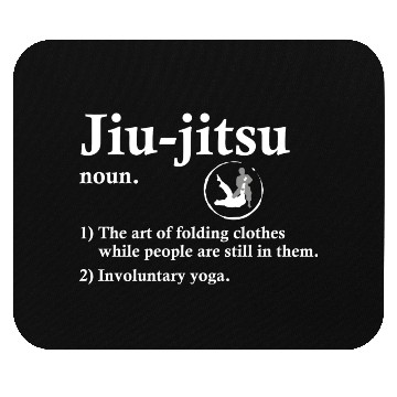 Discover Funny Jiu Jitsu Definition For Martial Arts Lovers Mouse Pads