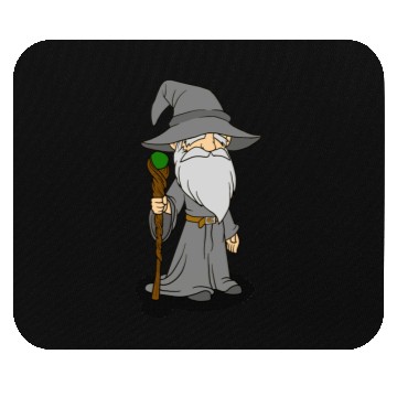 Discover The Adventuring Wizard Mouse Pads