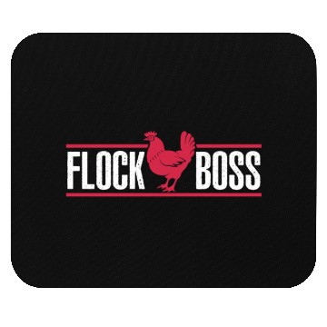 Discover Flock Boss, Chicken Mouse Pads