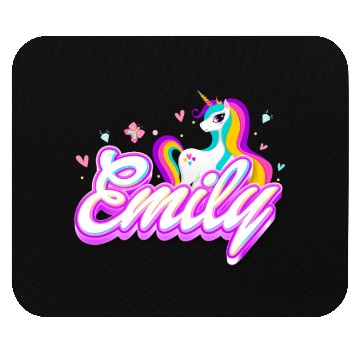 Discover Emily Unicorn Mouse Pads
