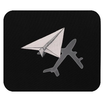 Discover Funny Pilot paper Airplane Mouse Pads for CO pilots