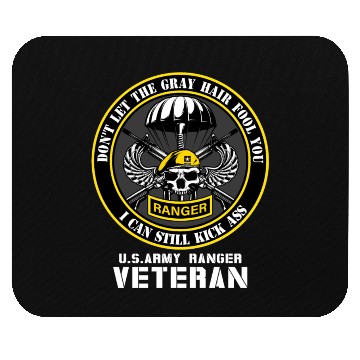 Discover US Army Ranger Army Dad Military Veterans Day Mouse Pads