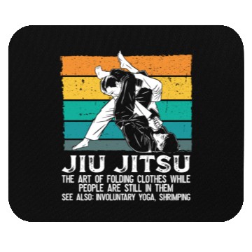 Discover Grappling Brazilian JiuJitsu BJJ Gifts Mouse Pads