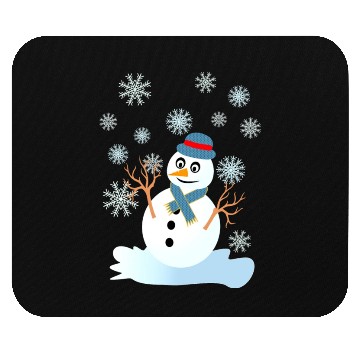 Discover Funny snowman christmas Mouse Pads