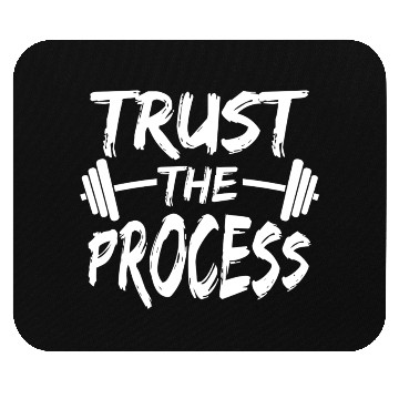Discover Trust The Process Motivational Quote Gym Workout S Mouse Pads
