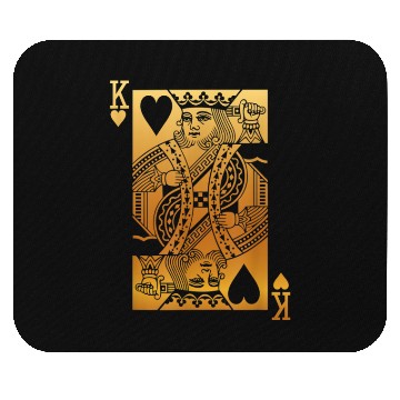 Discover King of Hearts Card 5884 Mouse Pads