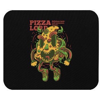 Discover Pizza lord Mouse Pads