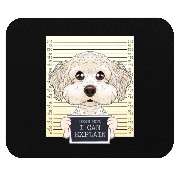 Discover Dear Mom I Can Explain I Bichon Frise Mom I Bichon Mouse Pads