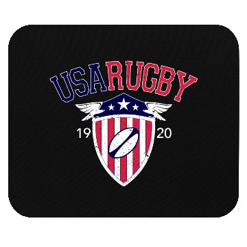 Discover Vintage Usa Rugby Mouse Pads
