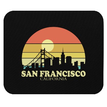 Discover San Francisco Sunset Mouse Pads