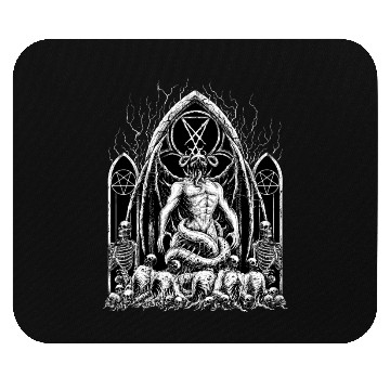 Discover Gothic Satanic Demon Lucifer Mouse Pads