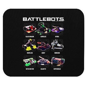 Discover BattleBots Group Robot Photo Box Up Mouse Pads, Mens