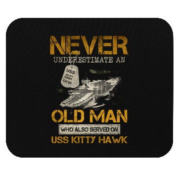 Discover USS Kitty Hawk CV 63 Mouse Pads